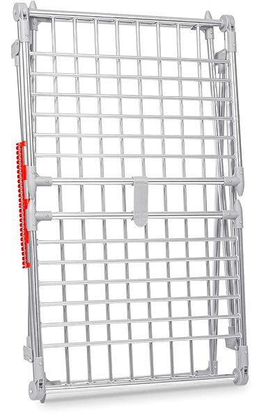 Massido Lydia folding clothes dryer, stainless steel .