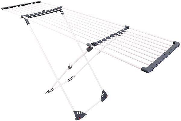 Massido Ursula telescopic clothes dryer with wheels .