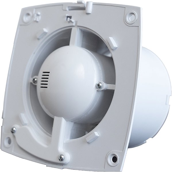 MakTrade MTG A100M-T bathroom fan with damper and timer, white .