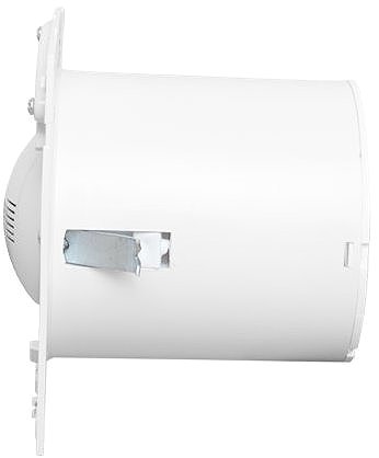 MakTrade MTG A100MXS-K bathroom fan with microwave sensor, flap, flange, white .