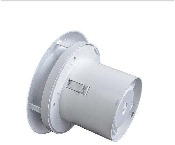 MakTrade 100-K Lunar bathroom fan with damper 8 W, white .