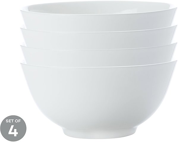 Schüssel Maxwell & Williams Cashmere BONE CHINA Gemüseschalen-Set 18 cm 4 Stück ...