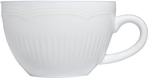 Maxwell & Williams White Basics Rococo Set of espresso cups and saucers 90 ml 4 pcs .