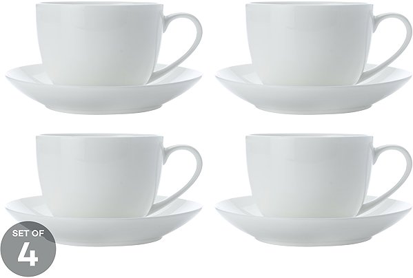 Set of cups Maxwell & Williams Cashmere BONE CHINA Set of cups and saucers 230 ml 4 pcs .