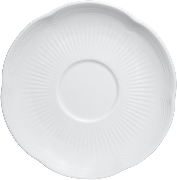 Maxwell & Williams White Basics Rococo Set of cups and saucers 240 ml 4 pcs .