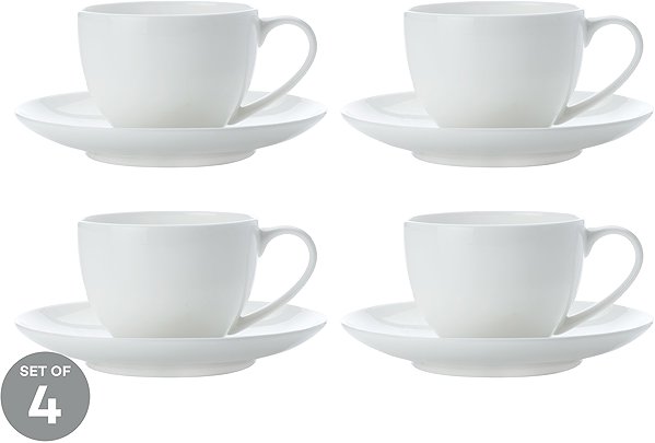 Maxwell & Williams Cashmere BONE CHINA ROUND Set of cups and saucers 100 ml 4 pcs .
