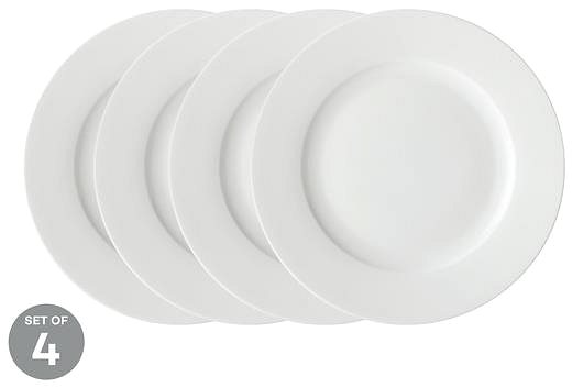 Sada talířů Maxwell & Williams Mělký talíř 27,5cm 4 ks WHITE BASIC ...