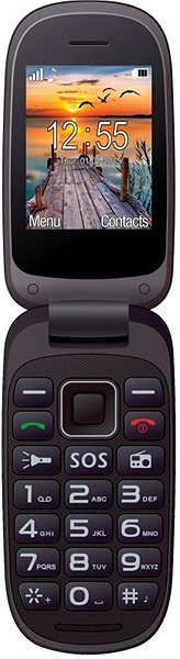 Mobilný telefón Maxcom MM818 čierny Screen