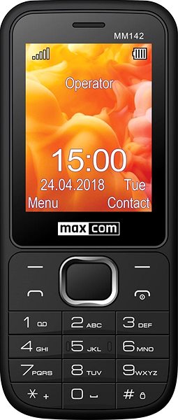 Mobilný telefón Maxcom MM142 čierny Screen
