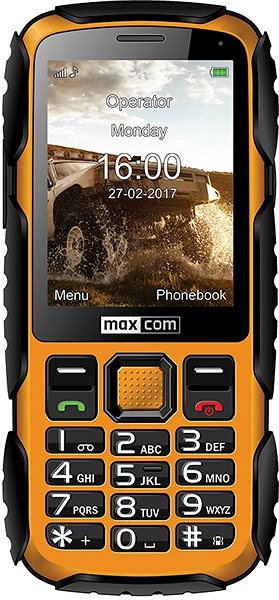 Mobilný telefón Maxcom MM920 žltý Screen
