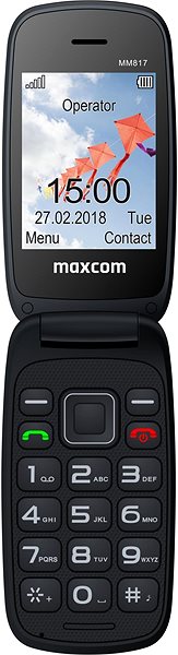 Mobiltelefon Maxcom MM817 Képernyő