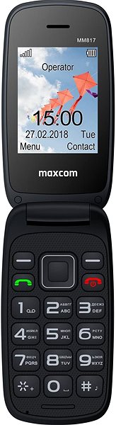 Mobilný telefón Maxcom MM817 červený Screen