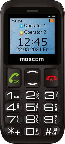 Mobile Phone Maxcom MM426 SE black ...