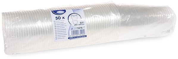Trinkbecher Wimex Kunststoffbecher 0,5 l, Durchmesser 95 mm - 50 Stück ...