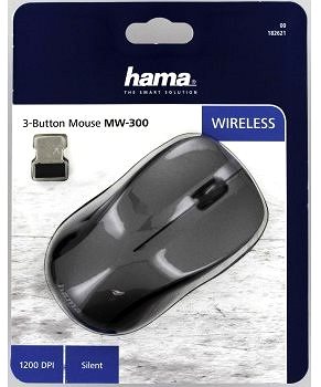 Mouse Hama MW 300 Anthracite Packaging/box
