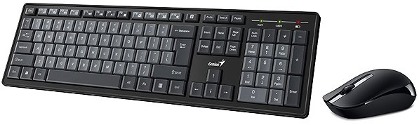 Keyboard and Mouse Set Genius Smart KM-8200 Dual colour - US ...