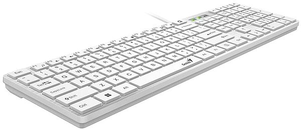 Tastatur Genius Slimstar 126 weiß - CZ/SK ...