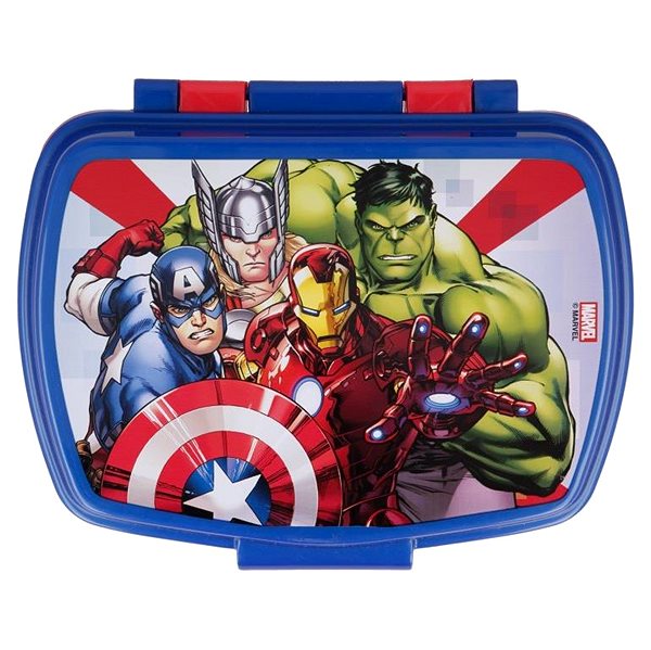 Desiatový box Alum Sendvičový box – Avengers ...