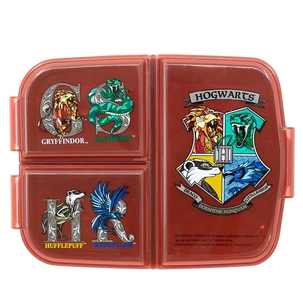 Lunch Box Alum Sandwich Box - Harry Potter with School Shields ...