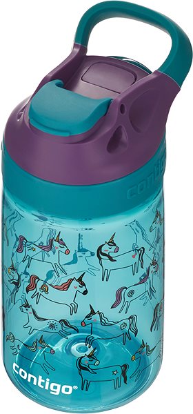 Kulacs Contigo Jessie, unikornis, azúrkék, 420 ml ...