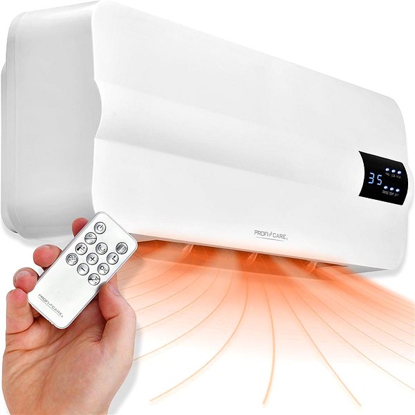 ProfiCare hot air fan Wall-mounted ceramic hot air fan HL 3116.