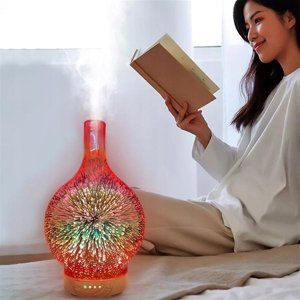 Air Humidifier HurtDex Magical Ultrasonic Humidifier with RGB backlight ...