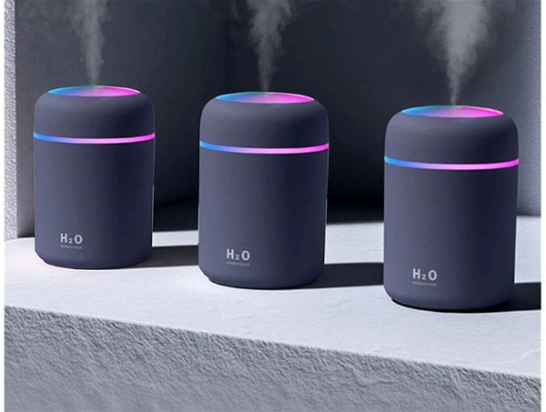 Air Humidifier APT Diffuser with LED light 300 ml, grey ...
