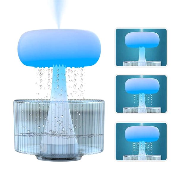 Zvlhčovač vzduchu DIFÚ Rain-3 dažďový aróma difuzér a zvlhčovač vzduchu ...