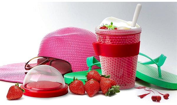 Snack Box Asobu Cooling cup Chill YO 2 GO 386 ml, pink ...