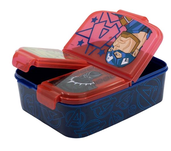 Lunch Box ALUM Children's multibox for snacks Marvel Avengers ...