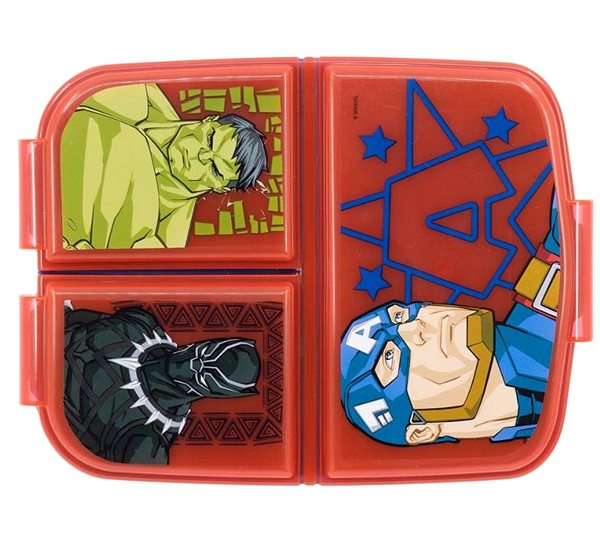 Lunch Box ALUM Children's multibox for snacks Marvel Avengers ...
