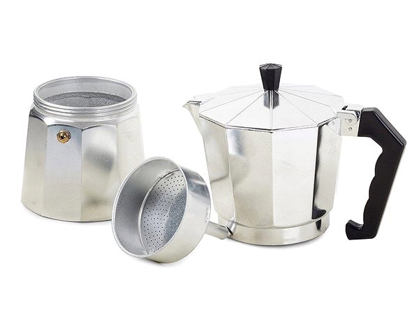 Moka Pot Verk 07004 Moka pot, 9 cups, 450 ml, silver ...