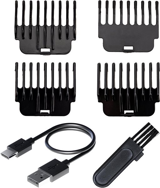 Trimmer Vergionic 7596 Cordless hair and beard trimmer, 800 mAh black ...