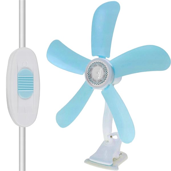 Fan Ruhhy 23564 Blade fan with clip, 8 W, 40 cm ...