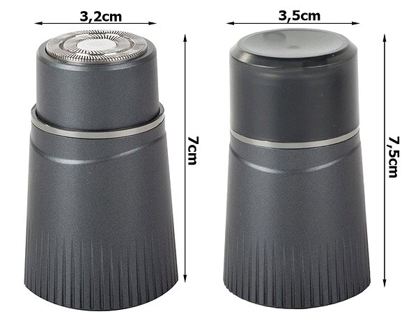 Trimmer Verk 24448 Mini beard trimmer cordless grey ...