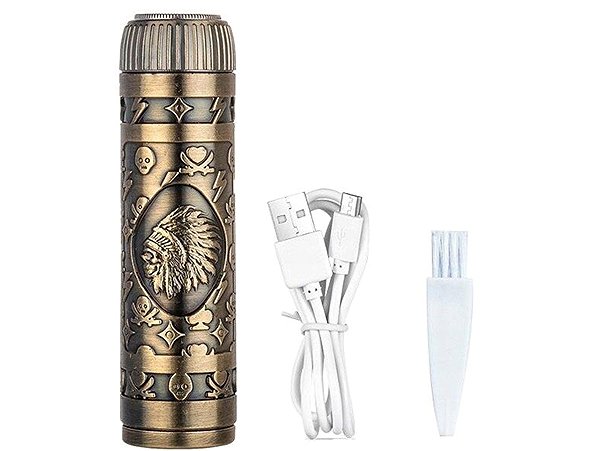 Trimmer Verk 27205 Mini cordless beard trimmer gold ...