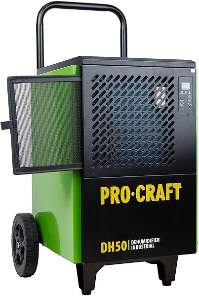 Air Dehumidifier Procraft Industrial Air Dryer DH50, 900 W, 50 l/24 h ...