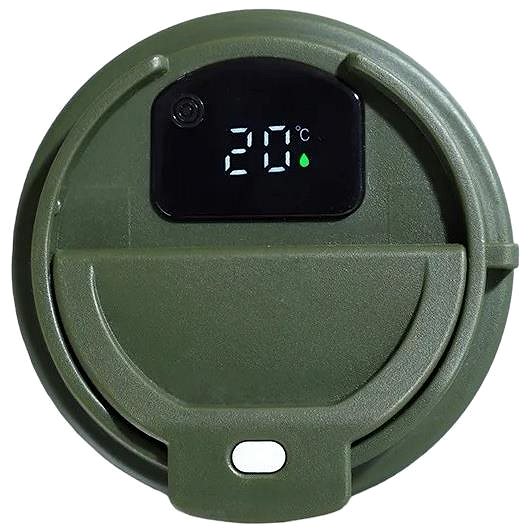 Thermal Mug Holdcarp Thermo Inox LED Mug with digital thermometer 510 ml ...