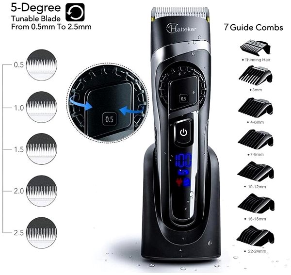 Trimmer Leventi Professional Hair and Beard Trimmer 3 in 1 ...