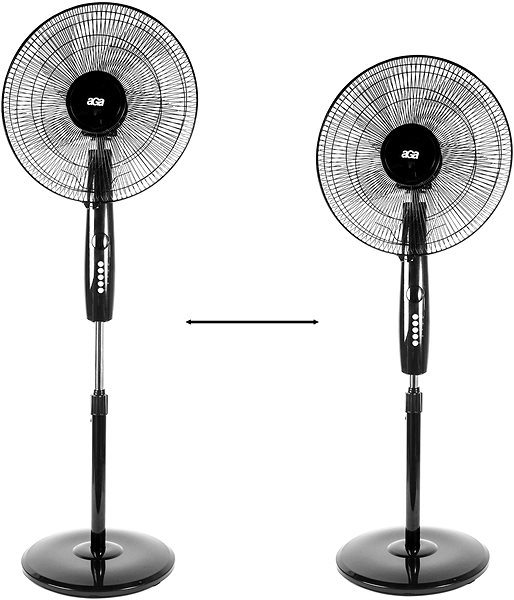 Fan Aga Stand fan 43 cm MR8111 black ...