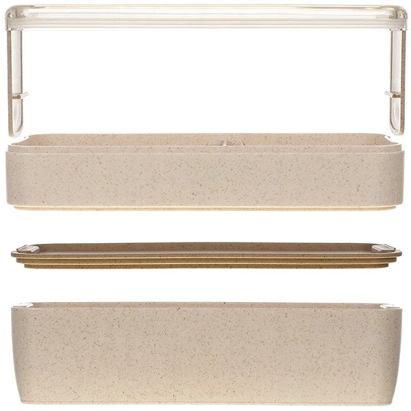 Lunch Box Ruhhy 24528 Thermo snack box with cutlery 750 ml, beige ...
