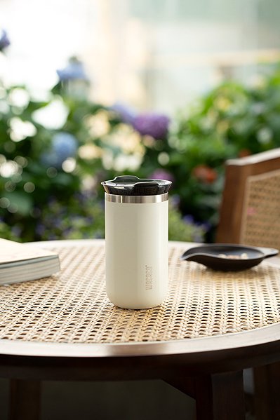 Thermal Mug Wacaco Octaroma Lungo Ceramic White 300 ml ...
