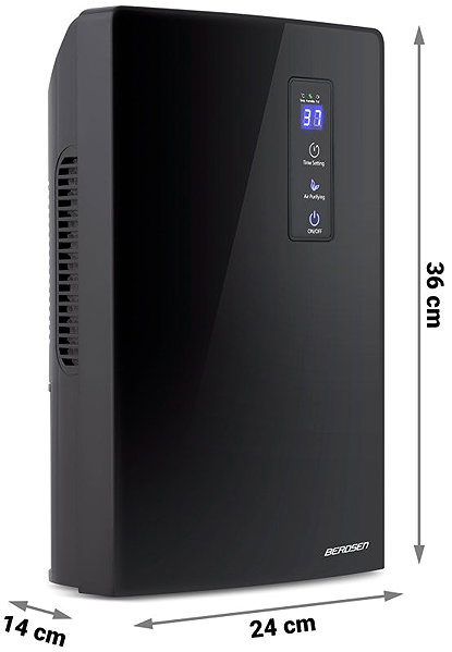 Páramentesítő Berdsen 3812 BR-20 UV-tisztítós páramentesítő, fekete ...
