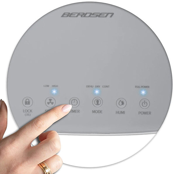 Berdsen BD-525 Compressor dehumidifier 240W, 1.6L, white.