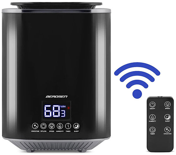 Berdsen BD-502 air humidifier 250ml/hr, 2.6L tank, black/grey.