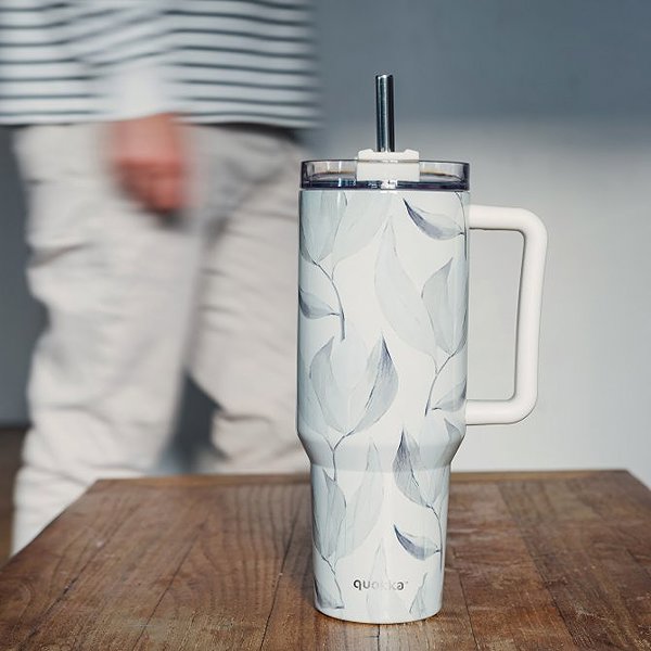 Thermal Mug Quokka Stream with Straw 1200ml, Cotton ...