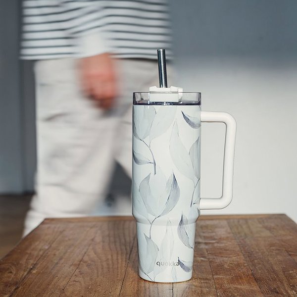 Thermal Mug Quokka Stream with Straw 950ml, Cotton ...