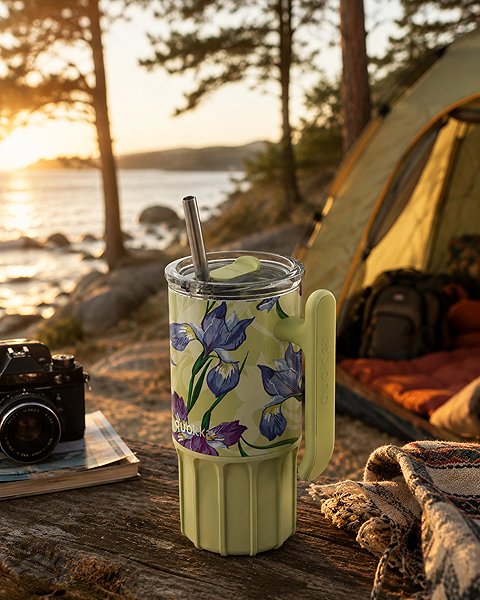 Thermal Mug Quokka Umi with Straw 720ml, Green Tea ...