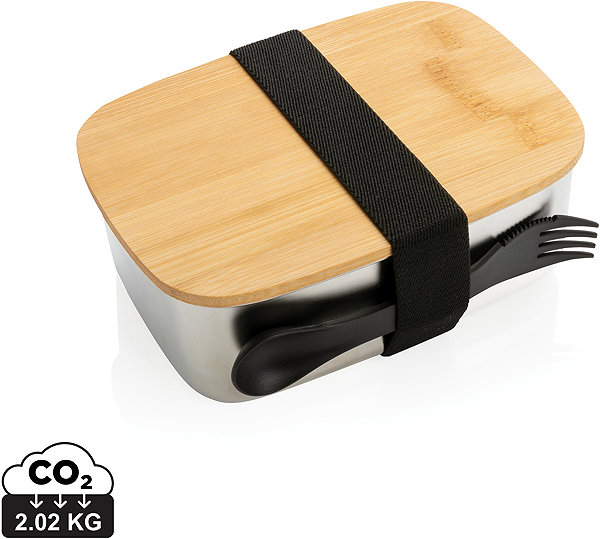 Lunch Box XD Design Stainless Steel Lunch Box 900ml, Silver ...