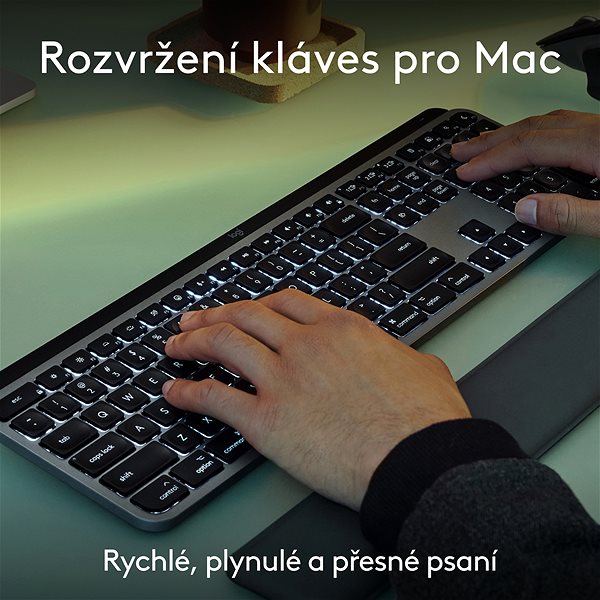 Set klávesnice a myši Logitech MX Keys S Combo for Mac Space Grey – US INTL ...